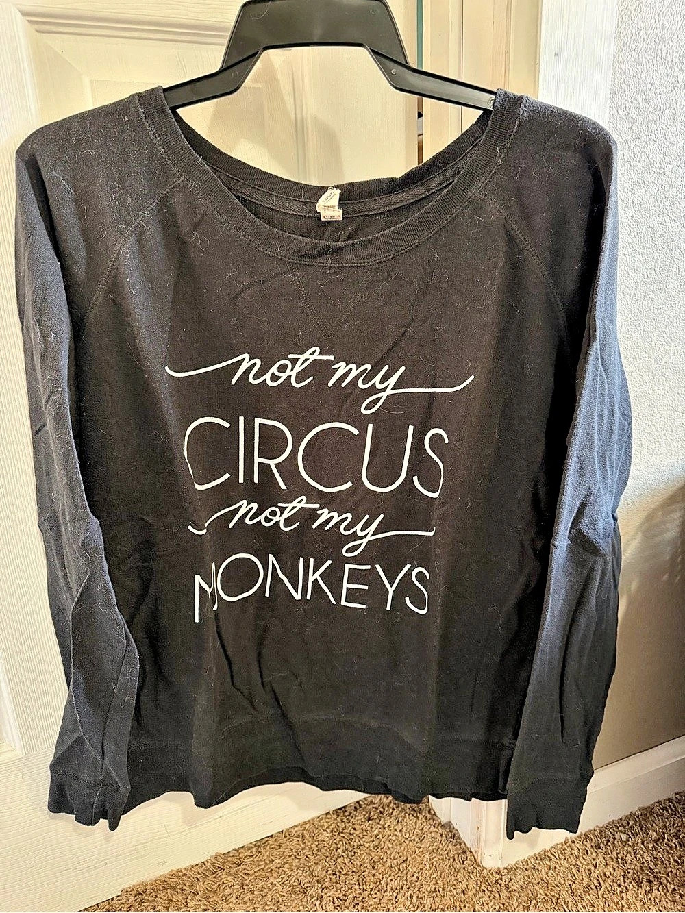 Live and Tell Graphic Long Sleeve in Black